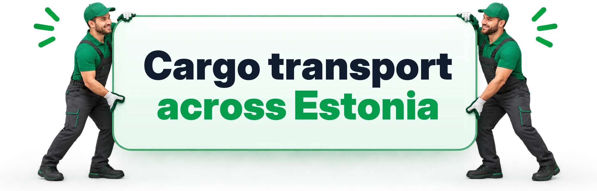 Cargo transport across Estonia
